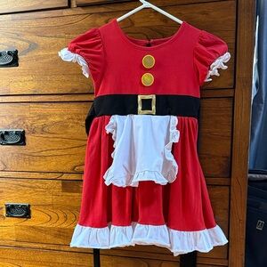 Mrs Santa Claus girls dress - Only Little Once boutique brand size 7